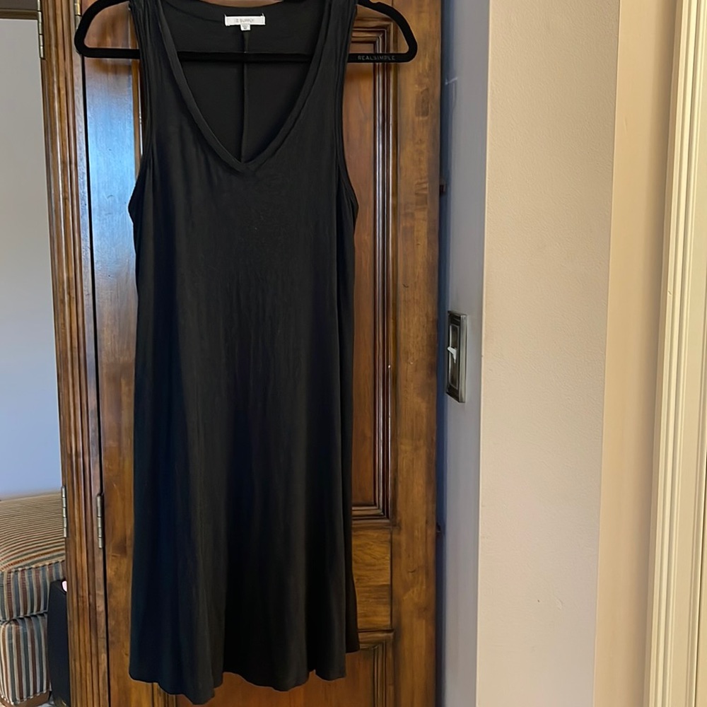 Z Supply Black V Neck Knee Length Tank Dress, Medium, excellent plus condition